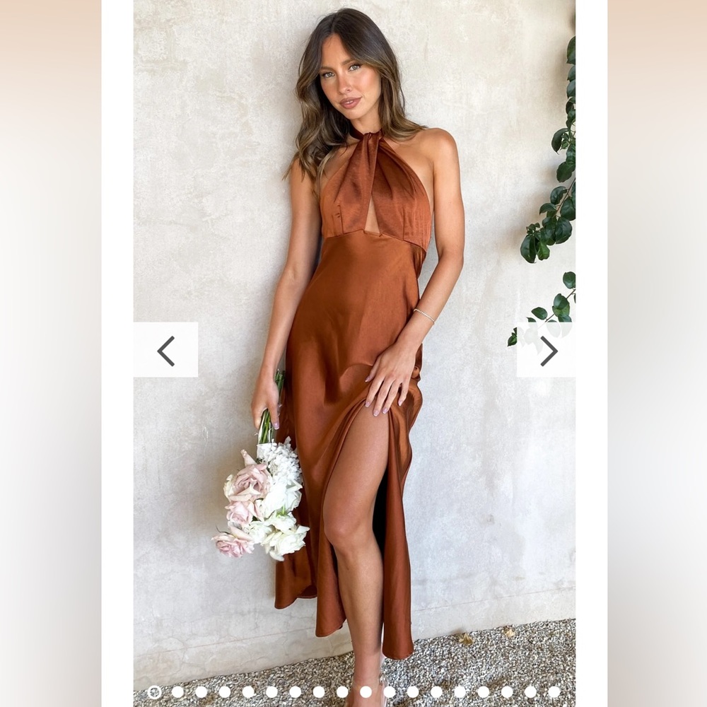 Billy J Amalia Rust Dress (sold out online)
